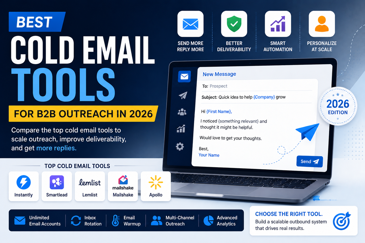 Best Cold Email Tools for B2B Outreach in 2026